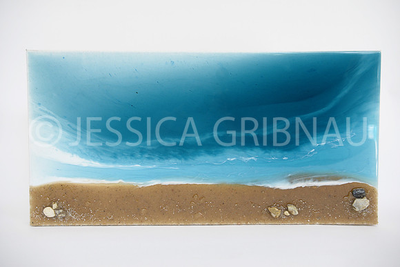 12 x 24 Resin on Canvas