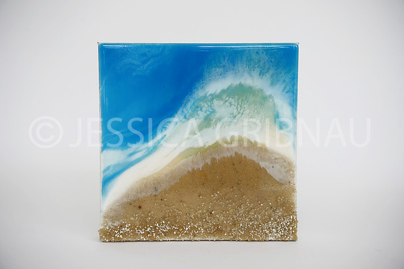 8x8 Resin on Canvas