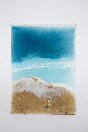 5x7 Resin on Canvas